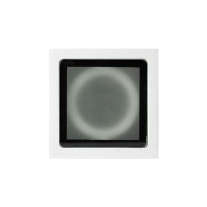 Ideal Lux - Faretto da esterno TECHO 1xGU10/20W/230V 15x15 cm IP54 bianco