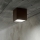 Ideal Lux - Faretto da esterno TECHO 1xGU10/20W/230V 15x15 cm IP54 marrone