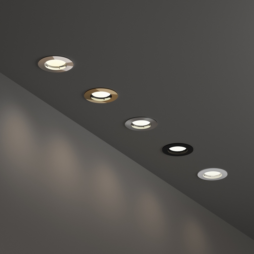 Ideal Lux - Faretto da incasso 1xGU10/50W/230V Ø 7,7 cm cromo opaco