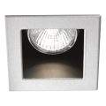 Ideal Lux - Faretto da incasso FUNKY 1xGU10/50W/230V 9x9 cm cromo opaco