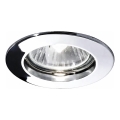 Ideal Lux - Faretto da incasso JAZZ 1x GU10/50W/230V Ø 7,7 cm, cromo lucido