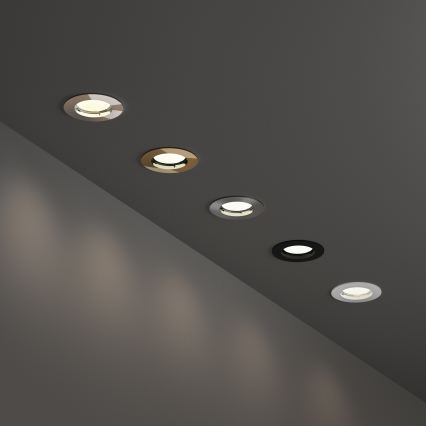 Ideal Lux - Faretto da incasso JAZZ 1xGU10/50W/230V Ø 7,7 cm bronzo