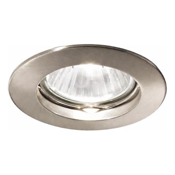 Ideal Lux - Faretto da incasso JAZZ 1xGU10/50W/230V Ø 7,7 cm cromo opaco