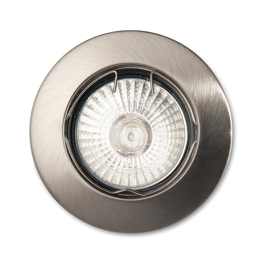 Ideal Lux - Faretto da incasso JAZZ 1xGU10/50W/230V Ø 7,7 cm cromo opaco