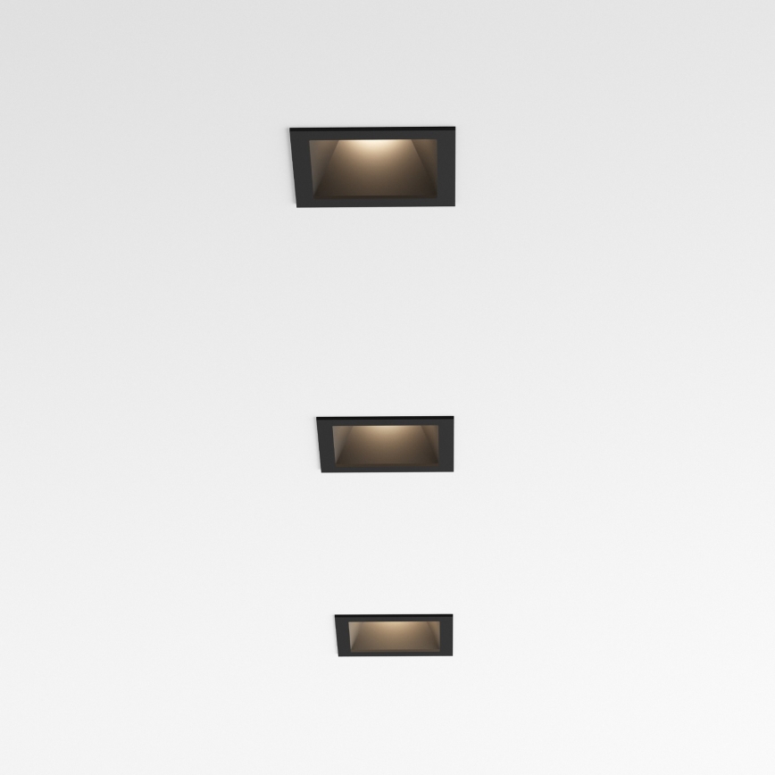 Ideal Lux - Faretto da incasso LED GAME TRIM LED/11W/230V 3000K CRI 90 8,4x8,4 cm IP40 nero