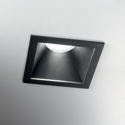 Ideal Lux - Faretto da incasso LED GAME TRIM LED/11W/230V 3000K CRI 90 8,4x8,4 cm IP40 nero
