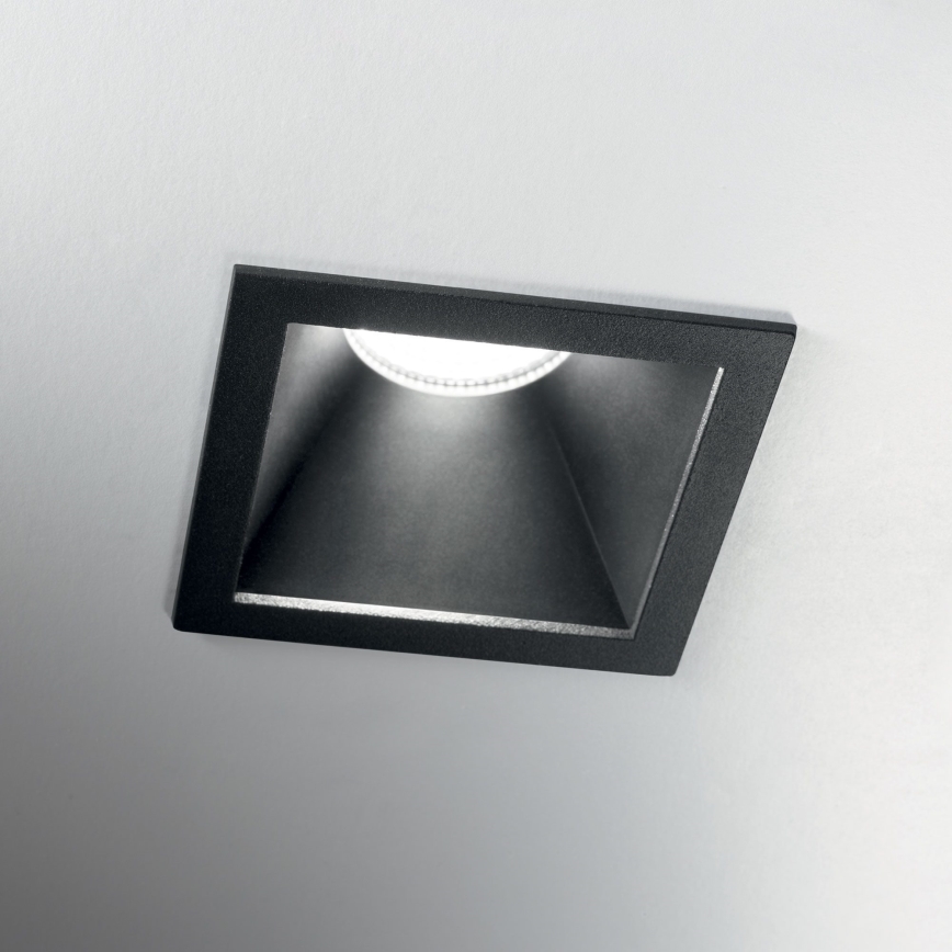 Ideal Lux - Faretto da incasso LED GAME TRIM LED/11W/230V 3000K CRI 90 8,4x8,4 cm IP40 nero