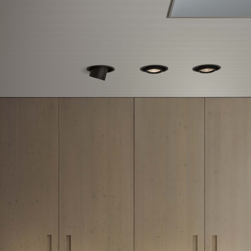 Ideal Lux - Faretto da incasso LED NOVA LED/12W/230V 4000K CRI 90 Ø 10 cm nero