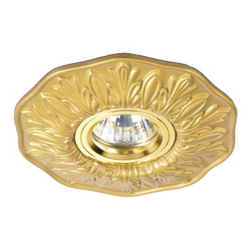 Ideal Lux - Faretto da incasso POLKA 1xGU10/50W/230V dorato