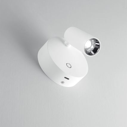 Ideal Lux - Faretto da parete LED dimmerabile a sfioramento ELF LED/3W/230V CRI 95 bianco