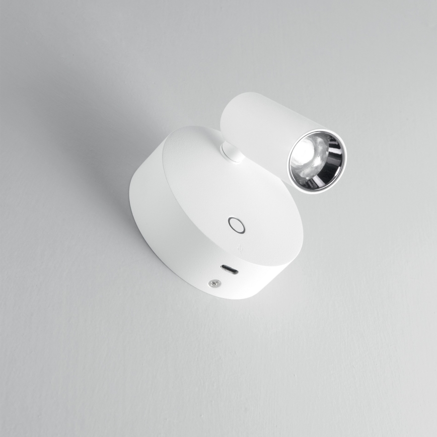 Ideal Lux - Faretto da parete LED dimmerabile a sfioramento ELF LED/3W/230V CRI 95 bianco
