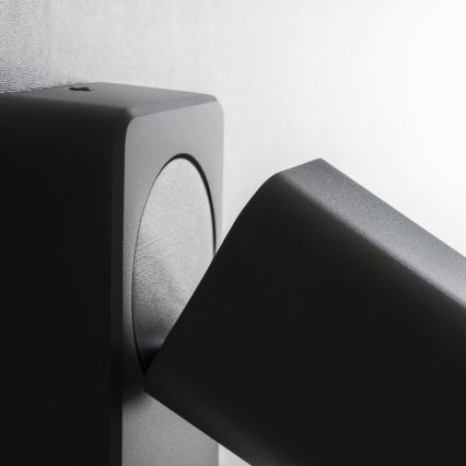 Ideal Lux - Faretto da parete LED RUDY 1xGU10/7W/230V CRI 90 nero