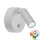 Ideal Lux - Faretto da parete ricaricabile LED dimmerabile a sfioramento BEAN LED/3W/5V 2200 mAh CRI 95 bianco