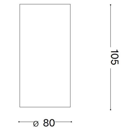 Ideal Lux - Faretto LED NITRO LED/10W/230V diametro 8 cm CRI 90 bianco