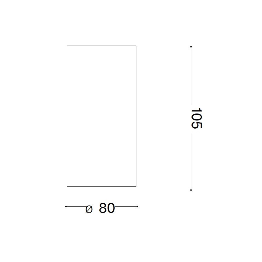 Ideal Lux - Faretto LED NITRO LED/10W/230V diametro 8 cm CRI 90 bianco