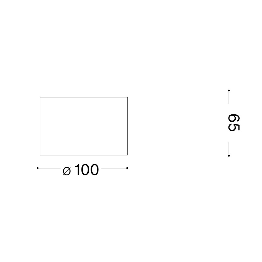 Ideal Lux - Faretto LED SPIKE 1xGX53/9W/230V Ø 10 cm cromo lucido