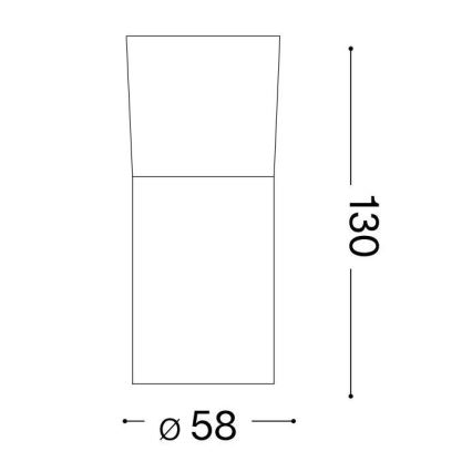 Ideal Lux - Faretto LED TOBY 1xGU10/7W/230V CRI 90 bianco