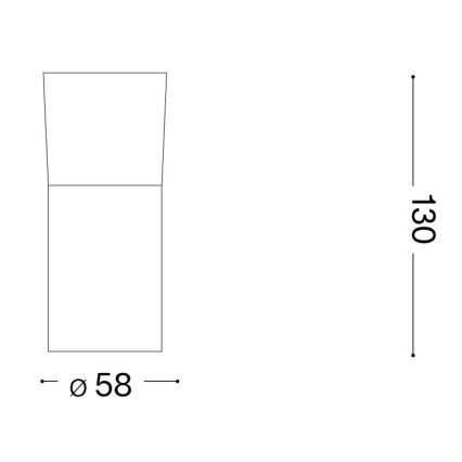 Ideal Lux - Faretto LED TOBY 1xGU10/7W/230V CRI 90 nero