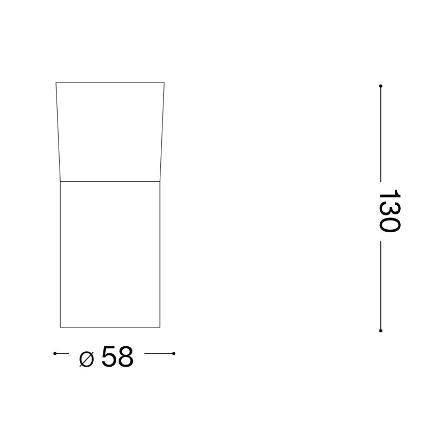 Ideal Lux - Faretto LED TOBY 1xGU10/7W/230V CRI 90 nero