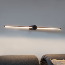 Ideal Lux - Illuminazione a LED per specchi da bagno FILO LED/12,5W/230V IP44 nero