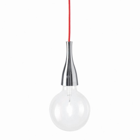 Ideal Lux - Lampada a sospensione 1xE27/42W/230V cromo lucido