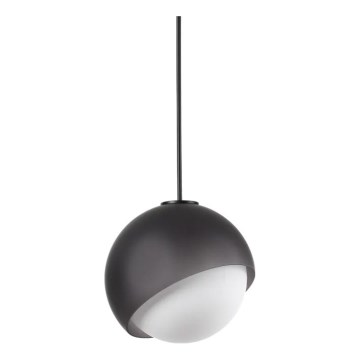 Ideal Lux - Lampada a sospensione BLOOM con cavo 1xE27/42W/230V diam. 22 cm nero