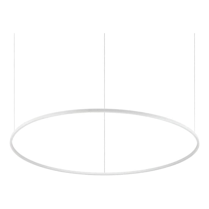 Ideal Lux - Lampada a sospensione dimmerabile con cavo ORACLE SLIM LED/77W/230V 3000K CRI 90 Ø 150 cm bianco
