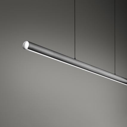 Ideal Lux - Sospensione dimmerabile su cavo DORICA LED/35W/230V CRI 90 140 cm grigio