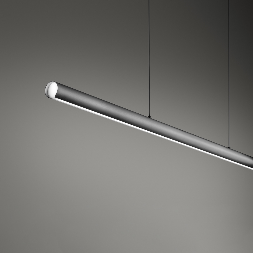 Ideal Lux - Sospensione dimmerabile su cavo DORICA LED/35W/230V CRI 90 140 cm grigio