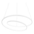Ideal Lux - Lampada a sospensione dimmerabile su cavo OZ LED/48W/230V diam. 60 cm CRI 90 bianco