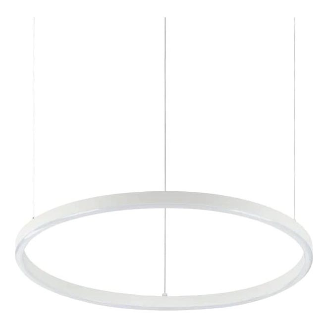 Ideal Lux - Lampada a sospensione LED con cavo ORACLE SLIM LED/29W/230V 3000K CRI 90 Ø 50 cm bianco