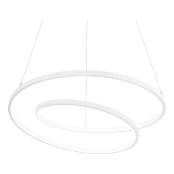 Ideal Lux - Lampada a sospensione LED dimmerabile su cavo OZ LED/55W/230V Ø 80 cm CRI 90 bianco
