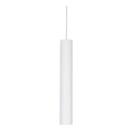 Ideal Lux - Lampada a sospensione LED LOOK 1x GU10/7W/230V CRI 90 Ø 6 cm bianco