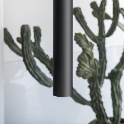 Ideal Lux - Lampada a sospensione LED LOOK 1xGU10/7W/230V CRI 90 Ø 6 cm nero