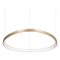 Ideal Lux - Lampada a sospensione LED su cavo GEMINI LED/56W/230V 4000K Ø 81 cm CRI 90 ottone