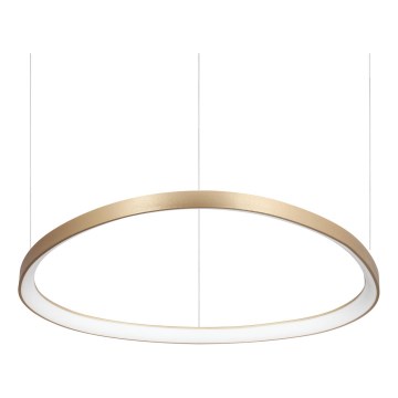 Ideal Lux - Lampada a sospensione LED su cavo GEMINI LED/56W/230V 4000K Ø 81 cm CRI 90 ottone