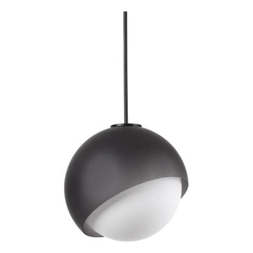 Ideal Lux - Lampada a sospensione su cavo BLOOM 1xE27/42W/230V Ø 30 cm nero