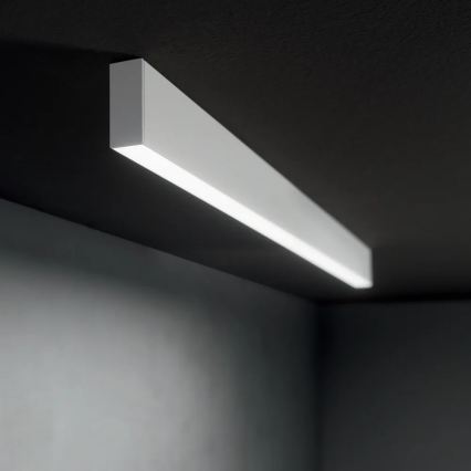Ideal Lux - Lampada a sospensione su cavo LINUS LED/32W/230V 3000K CRI 90 120 cm bianco