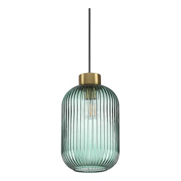 Ideal Lux - Lampada a sospensione su cavo MINT 1xE27/60W/230V Ø 14 cm verde