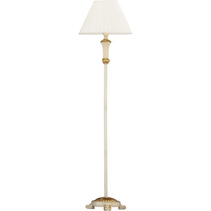 Ideal Lux - Lampada con piedistallo FIRENZE 1xE14/40W/230V bianco/oro