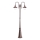Ideal Lux - Lampada da esterno CIMA 2xE27/52W/230V 216 cm IP43 marrone