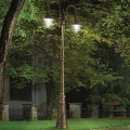 Ideal Lux - Lampada da esterno CIMA 2xE27/52W/230V 216 cm IP43 patina