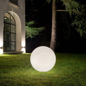 Ideal Lux - Lampada da esterno DORIS 1xE27/60W/230V Ø 30 cm IP44 grigia