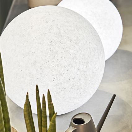 Ideal Lux - Lampada da esterno DORIS 1xE27/60W/230V Ø 48 cm IP44 grigia