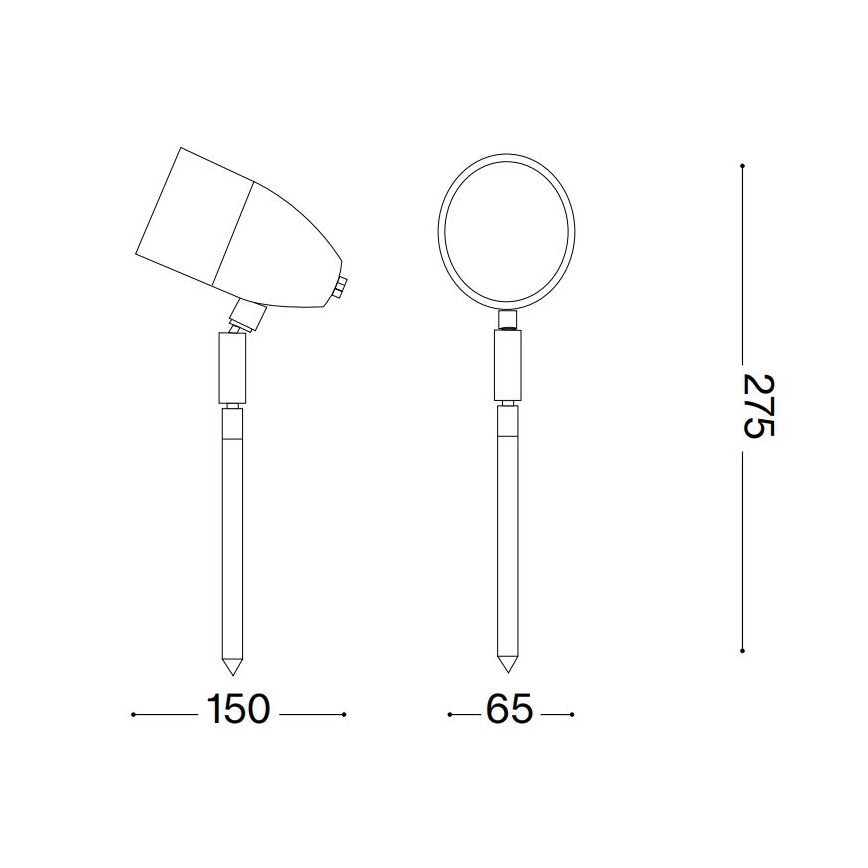 Ideal Lux - Lampada da esterno INSIDE 1xG9/15W/230V 27,5 cm IP54 marrone