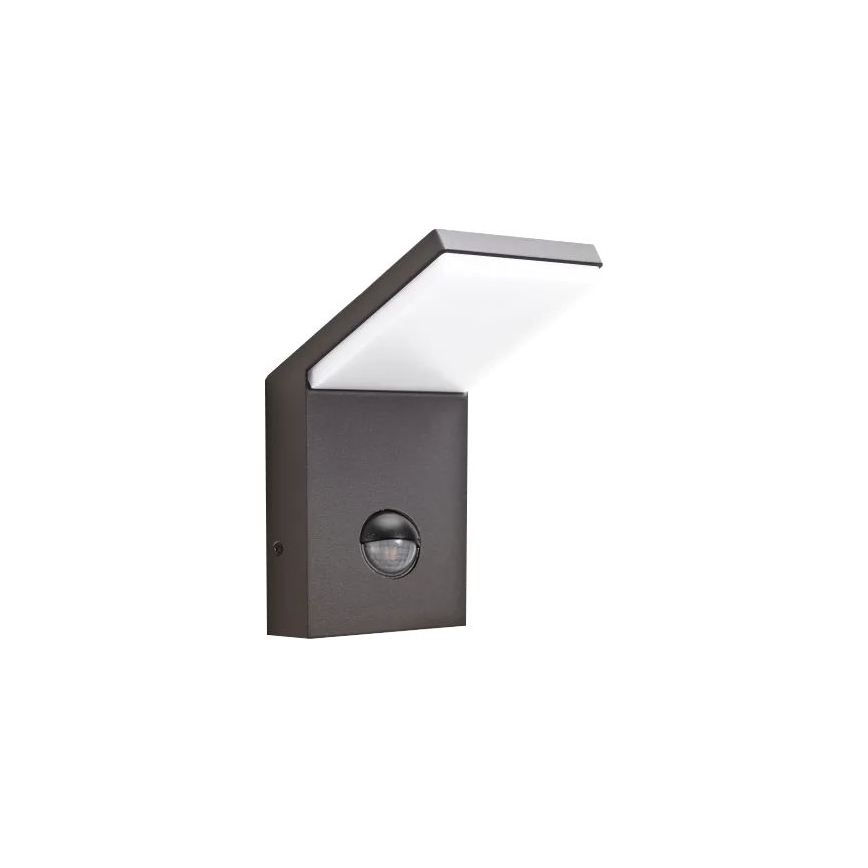Ideal Lux - Lampada da esterno con sensore STYLE LED/9W/230V 4000K CRI 90 IP54 antracite