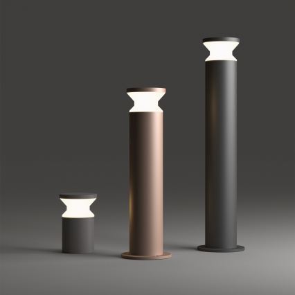 Ideal Lux - Lampada da esterno TORRE 1xE27/15W/230V 80 cm IP65 marrone