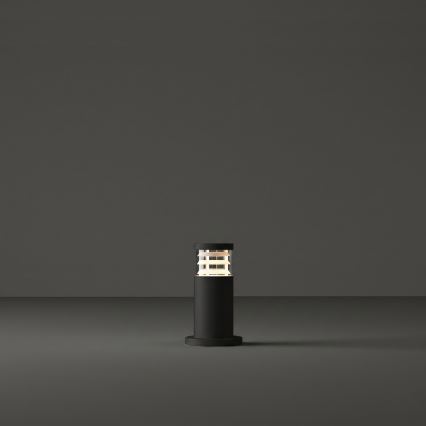 Ideal Lux - Lampada da esterno TRONCO 1xE27/42W/230V 25 cm IP65 nera