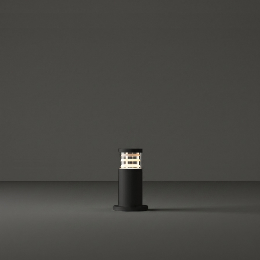 Ideal Lux - Lampada da esterno TRONCO 1xE27/42W/230V 25 cm IP65 nera