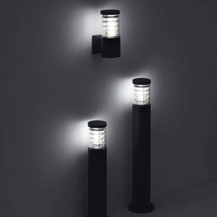 Ideal Lux - Lampada da esterno TRONCO 1xE27/42W/230V 60 cm IP65 nera